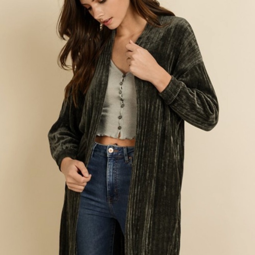 EUC, Worn 1X, Forum Chenille Maxi Cardigan